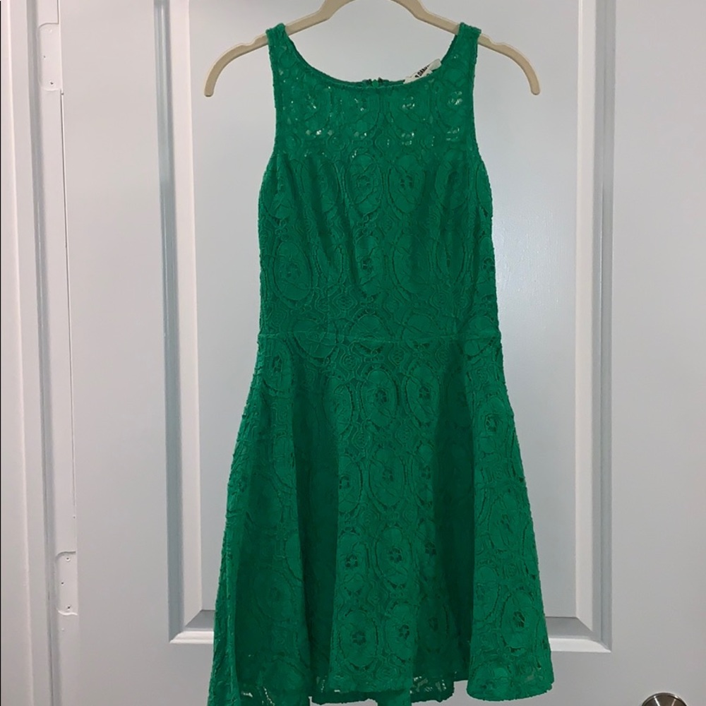 0 BB Dakota Sleeveless Midi Green Dress
